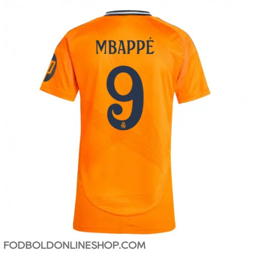 Real Madrid Kylian Mbappe #9 Udebanetrøje Dame 2024-25 Kortærmet